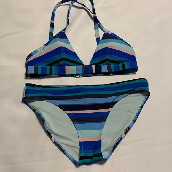 Aerie two-piece bikini size small top and medium bottom.  Worn once - Picture 1 of 7